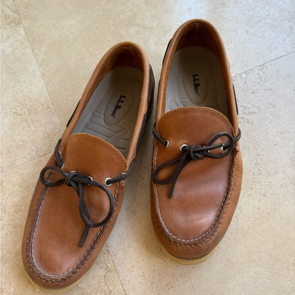 L.L. Bean Men's Brown Leather Loafers